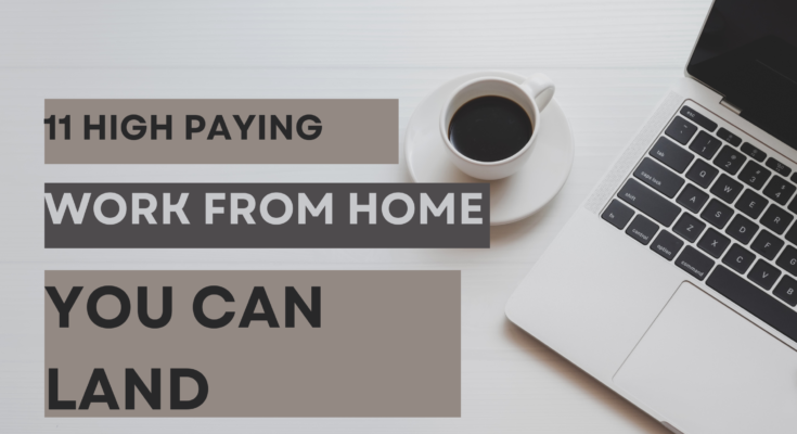 High-Paying Work-From-Home Jobs